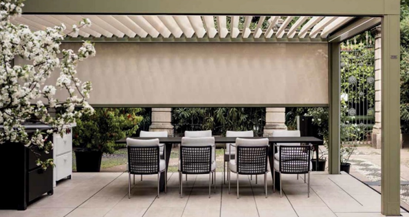 Pergola Adjustable Motorized Louvered Roofs