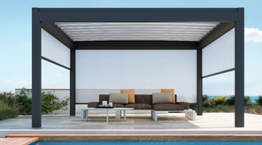 Pergola Adjustable Motorized Louvered Roofs