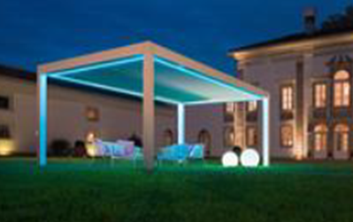 Pergola Adjustable Motorized Louvered Roofs